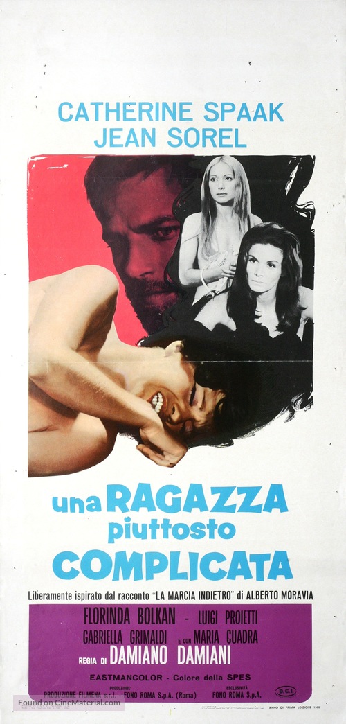 Una ragazza piuttosto complicata - Italian Movie Poster