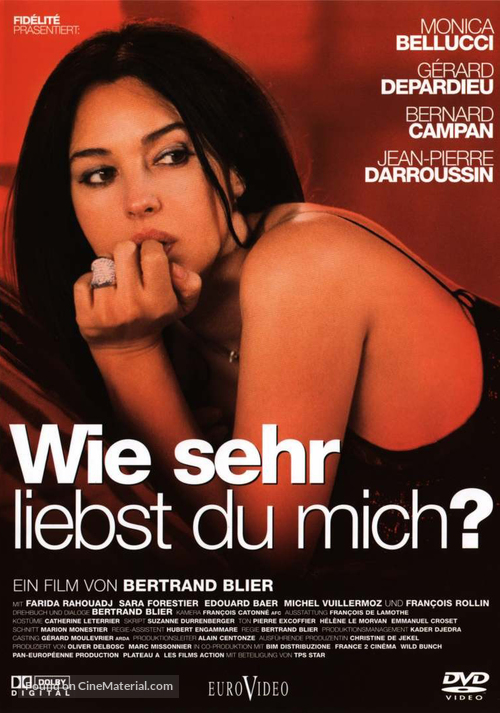 Combien tu m&#039;aimes? - German DVD movie cover