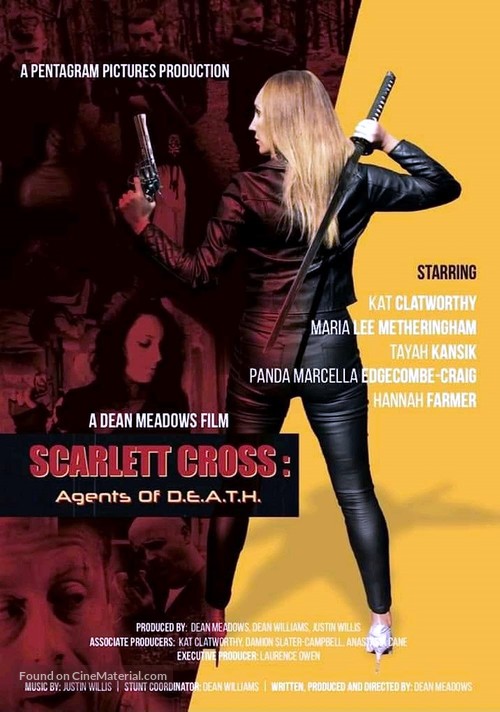 Scarlett Cross: Agents of D.E.A.T.H. - British Movie Poster