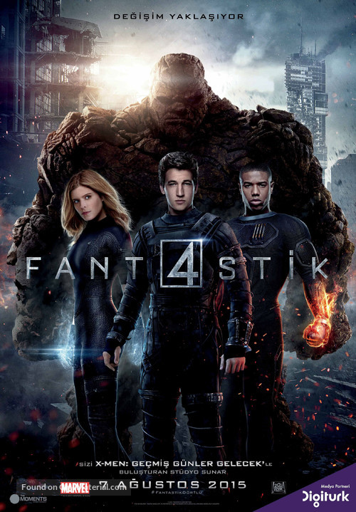 Fantastic Four - Turkish Movie Poster