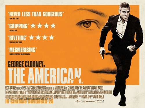 The American - British Movie Poster