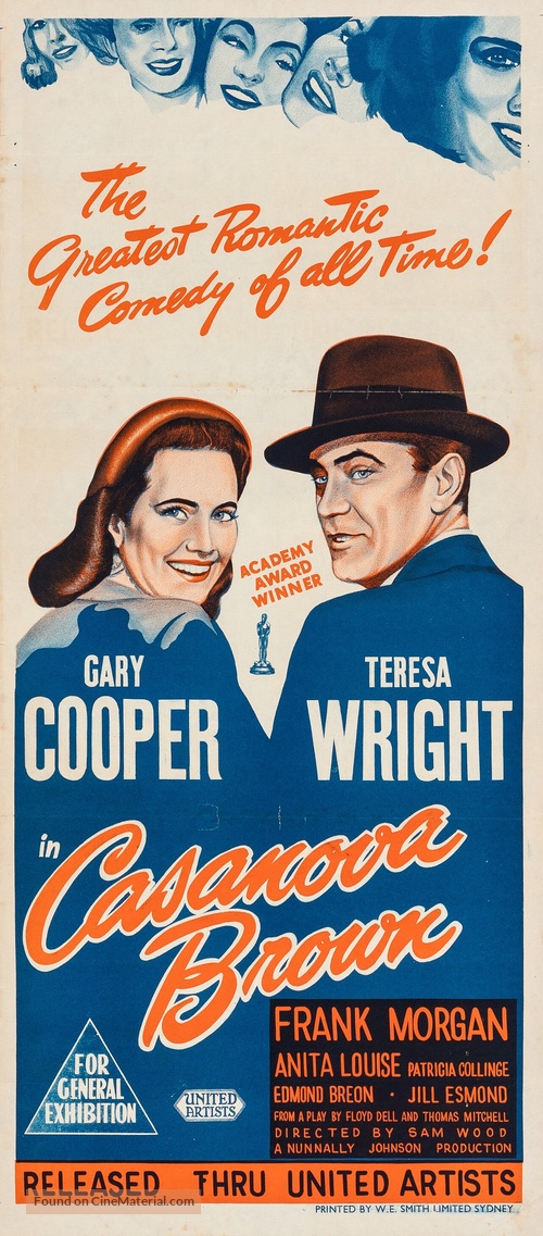 Casanova Brown - Australian Movie Poster