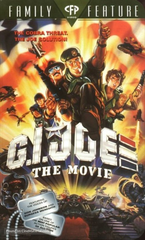 G.I. Joe: The Movie - VHS movie cover