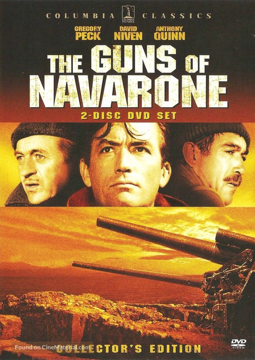 The Guns of Navarone - DVD movie cover