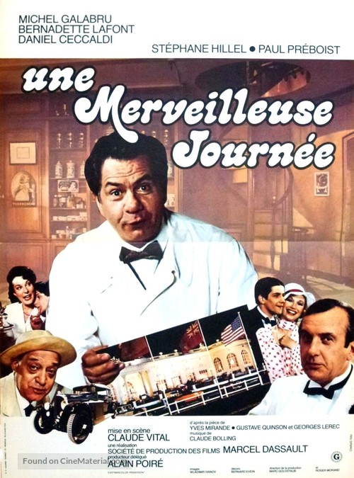 Une merveilleuse journ&eacute;e - French Movie Poster