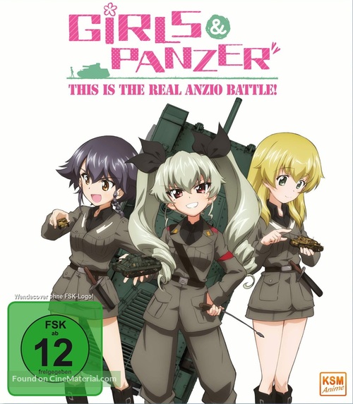 Girls und Panzer: Kore ga Hont&ocirc; no Antsio-sen desu! - German Blu-Ray movie cover