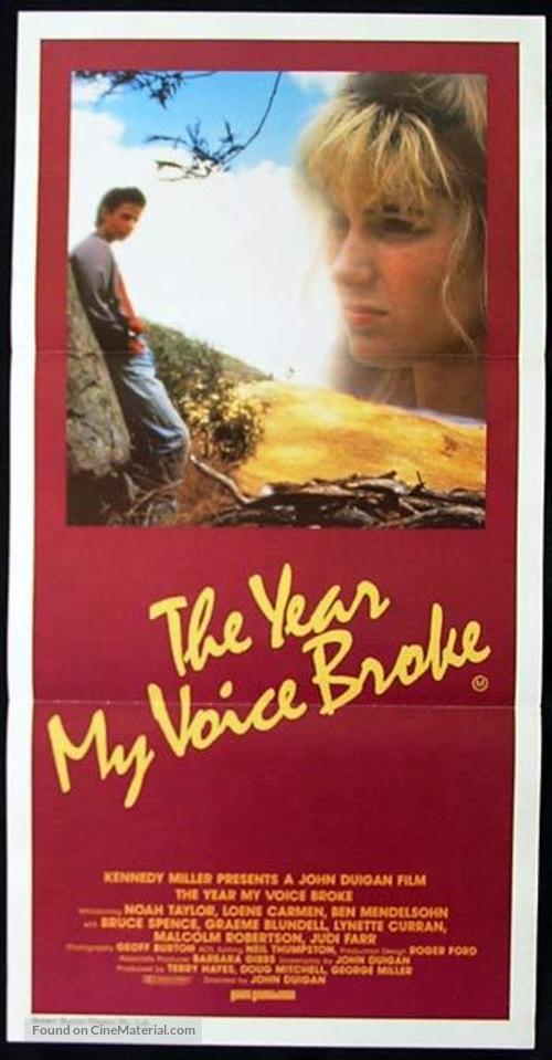 The Year My Voice Broke - Australian Movie Poster