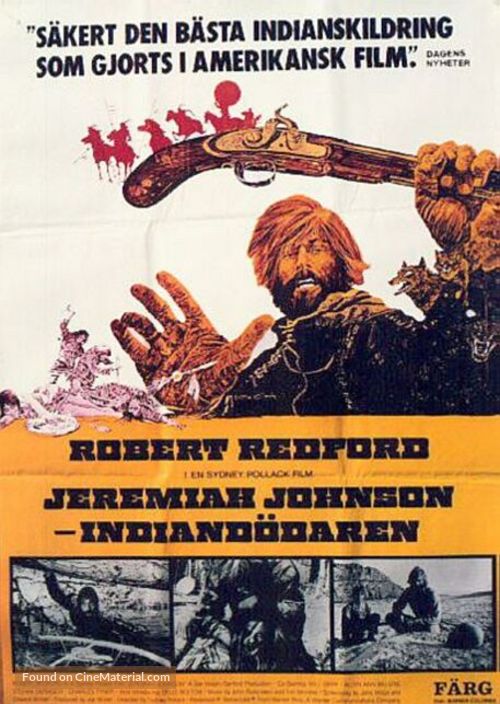 Jeremiah Johnson - Swedish Movie Poster
