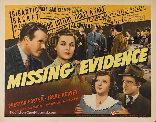 Missing Evidence - Movie Poster