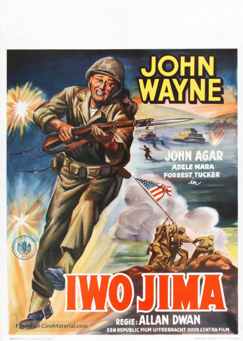 Sands of Iwo Jima - Dutch Movie Poster