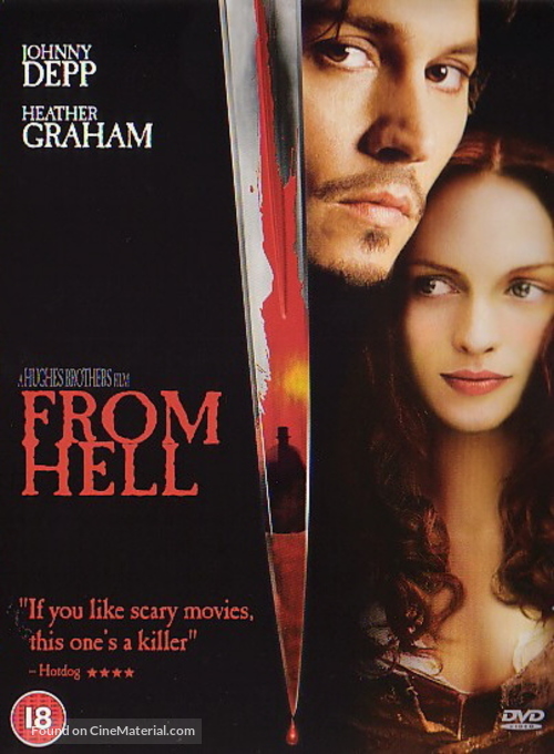 From Hell - British DVD movie cover