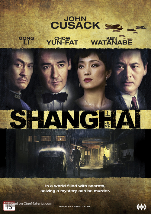 Shanghai - Norwegian DVD movie cover