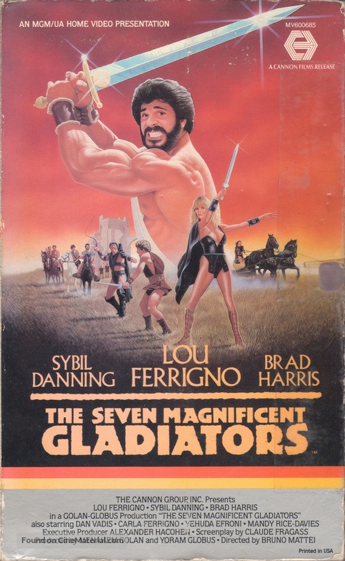 I sette magnifici gladiatori - VHS movie cover