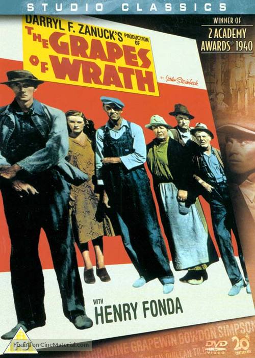 The Grapes of Wrath - British Movie Cover