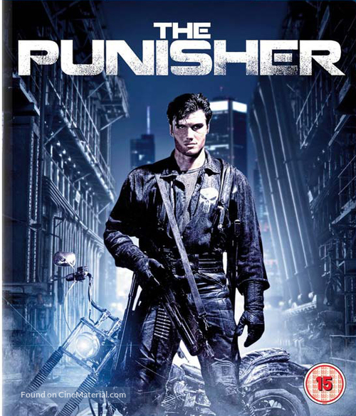 The Punisher - British Blu-Ray movie cover