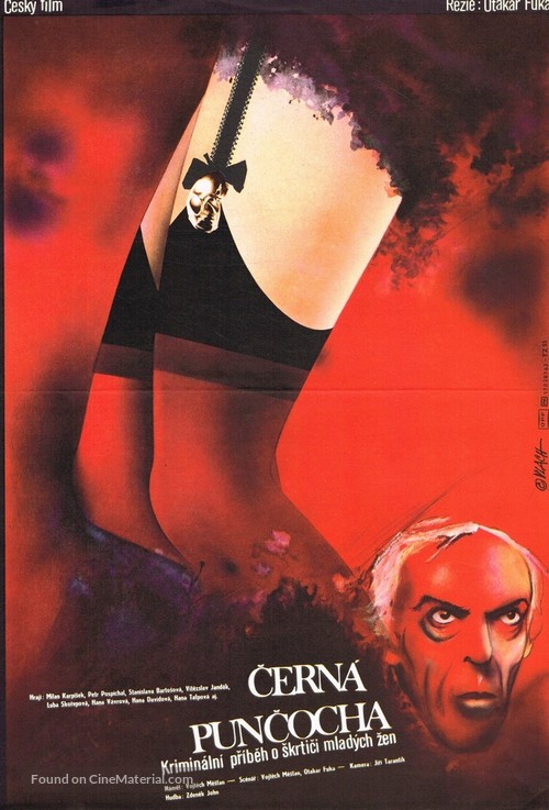 Cern&aacute; puncocha - Czech Movie Poster