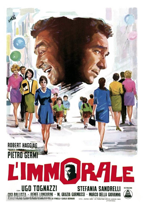 L&#039;immorale - Italian Movie Poster