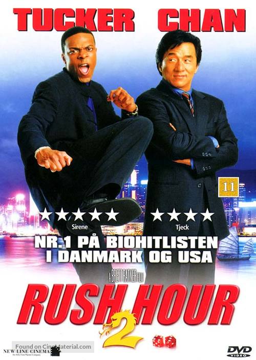 Rush Hour 2 - Danish Movie Cover