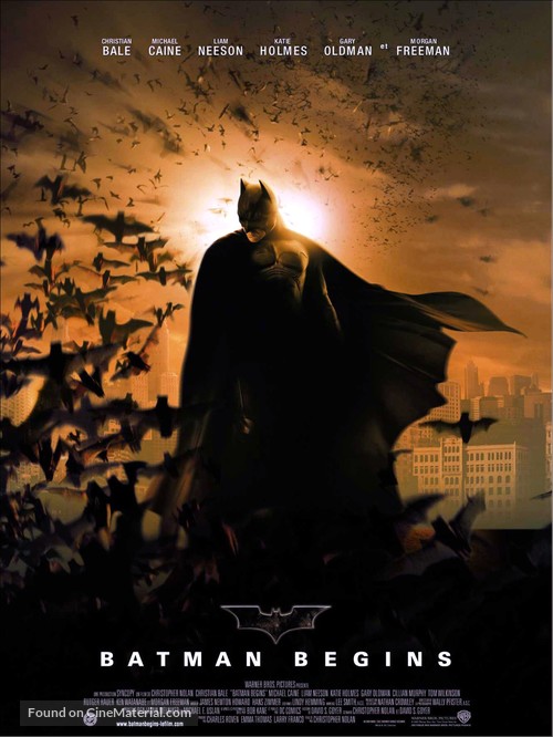 Batman Begins - French Movie Poster