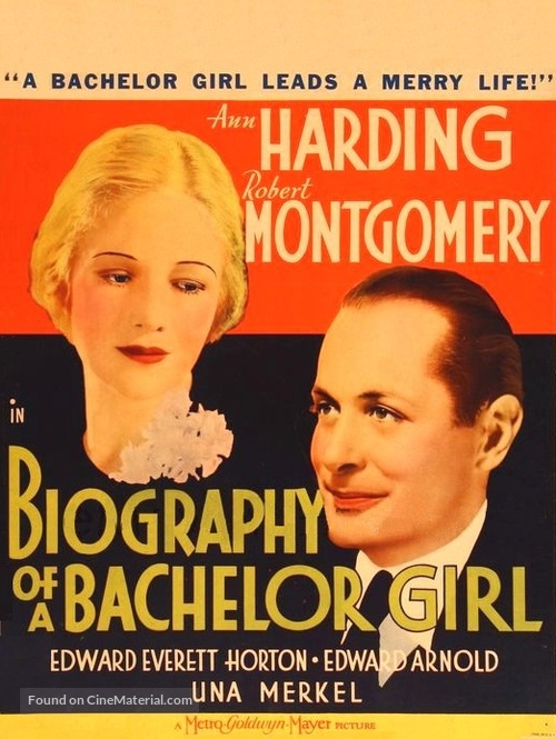 Biography of a Bachelor Girl - Movie Poster