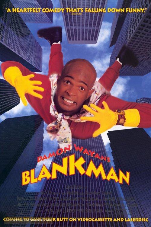 Blankman - Video release movie poster