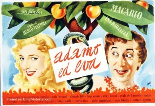 Adamo ed Eva - Italian Movie Poster