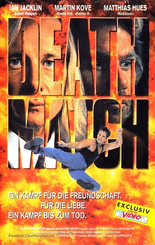 Death Match - German VHS movie cover