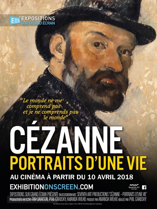 Exhibition on Screen: C&eacute;zanne - Portraits of a Life - French Movie Poster