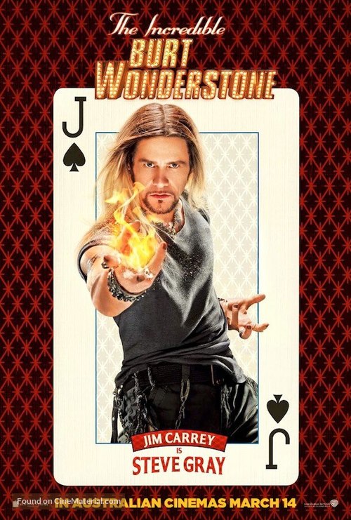 The Incredible Burt Wonderstone - Australian Movie Poster