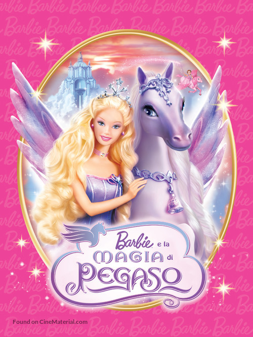 Barbie and the Magic of Pegasus 3-D - Italian Movie Cover
