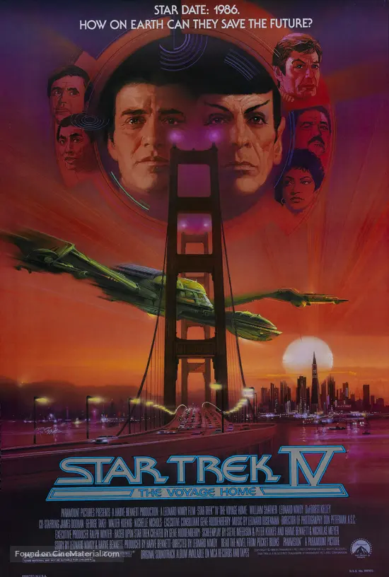 Star Trek IV: The Voyage Home - Movie Poster