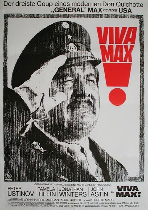 Viva Max - German Movie Poster