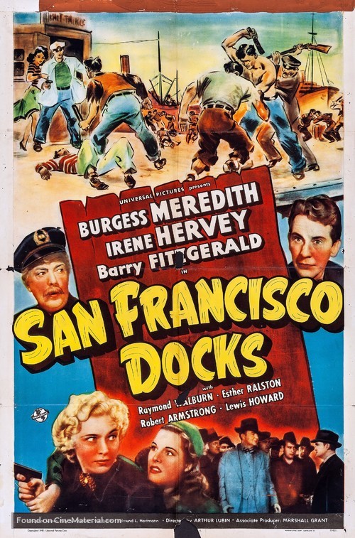 San Francisco Docks - Movie Poster