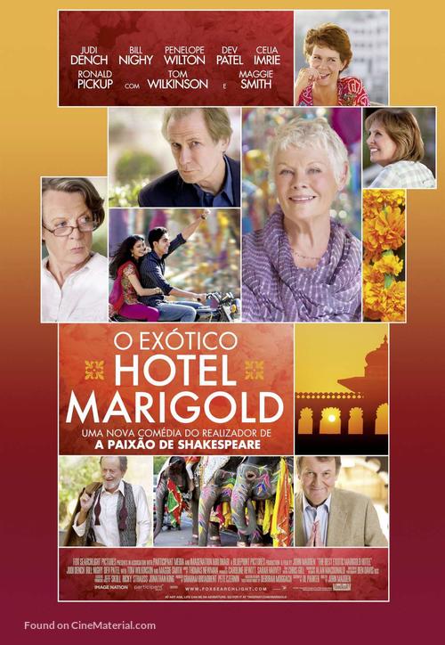 The Best Exotic Marigold Hotel - Portuguese Movie Poster