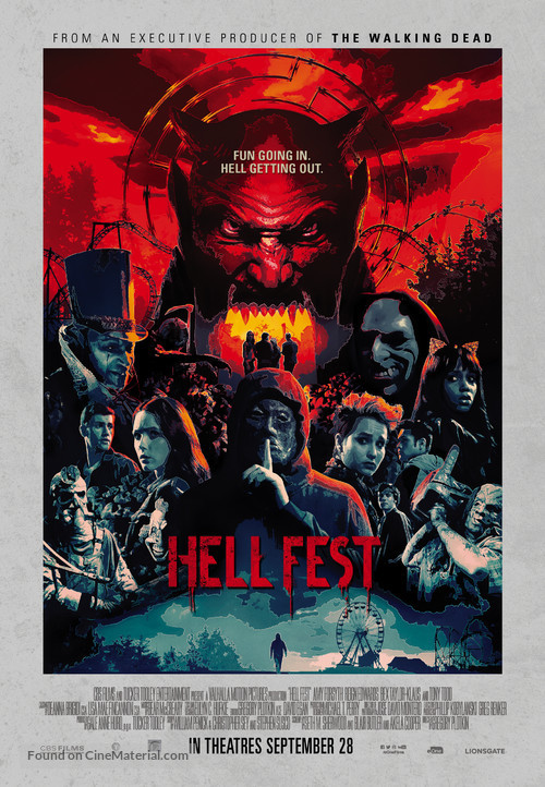 Hell Fest - Canadian Movie Poster