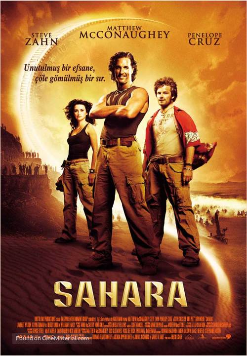 Sahara - Turkish Movie Poster