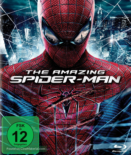 The Amazing Spider-Man - German Blu-Ray movie cover