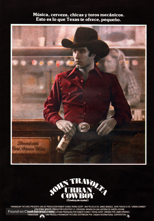 Urban Cowboy - Spanish Movie Poster