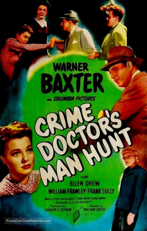 Crime Doctor&#039;s Man Hunt - Movie Poster
