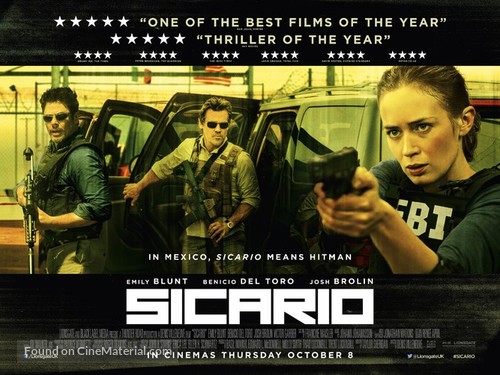Sicario - British Movie Poster