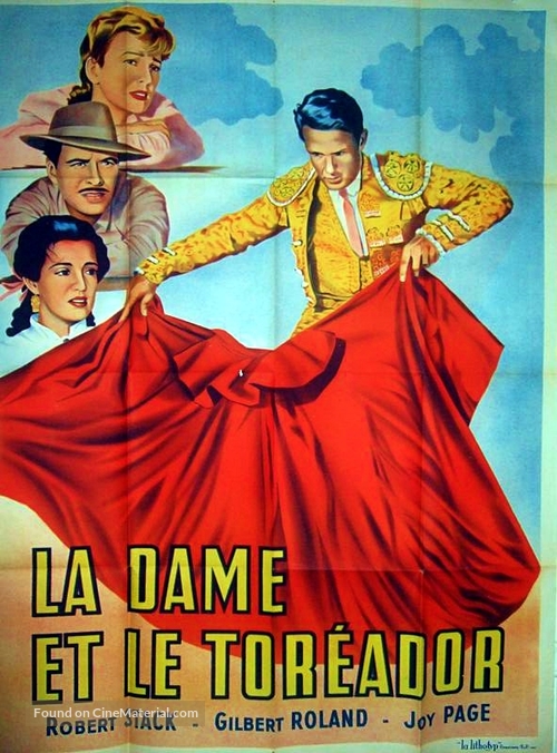Bullfighter and the Lady - French Movie Poster
