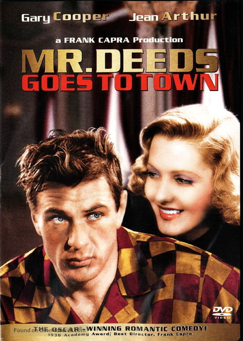 Mr. Deeds Goes to Town - DVD movie cover