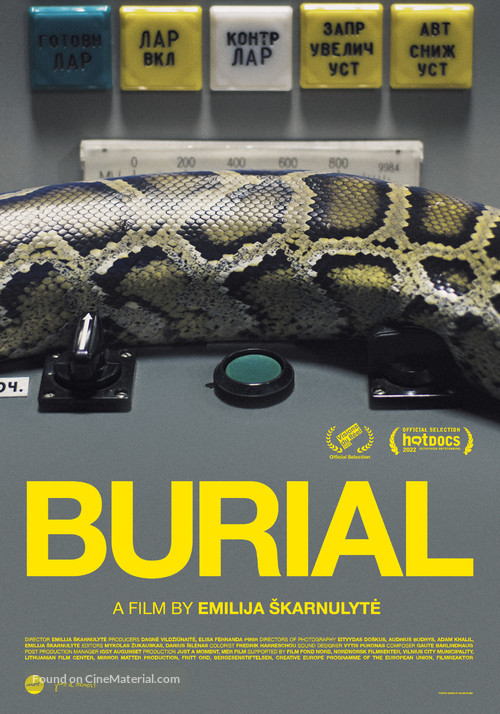 Burial - International Movie Poster