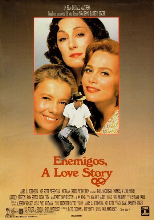 Enemies: A Love Story - Spanish Movie Poster