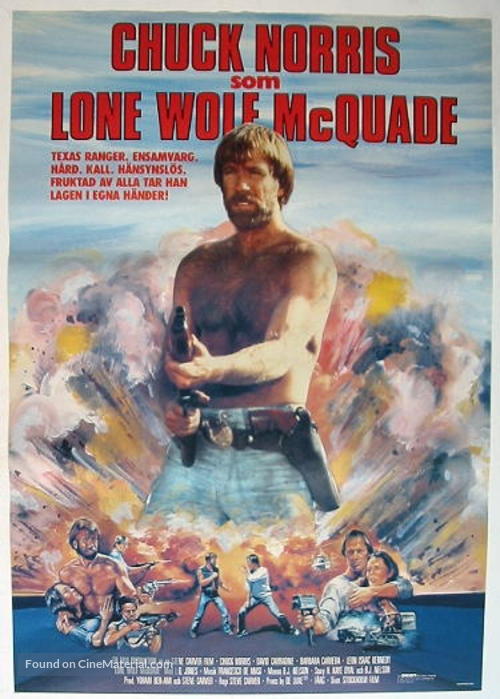 Lone Wolf McQuade - Swedish Movie Poster