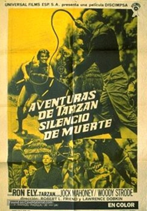 Tarzan&#039;s Deadly Silence - Spanish Movie Poster