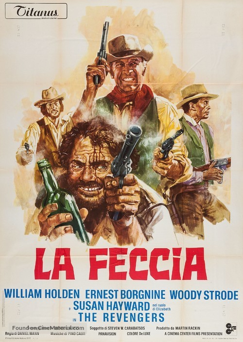 The Revengers - Italian Movie Poster
