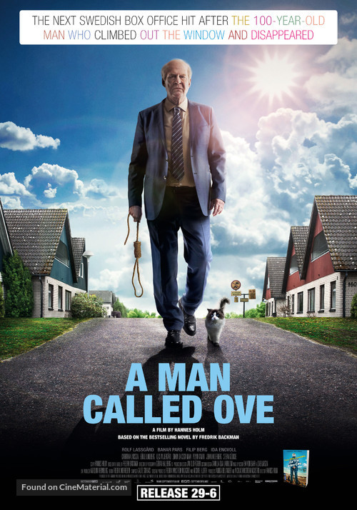 En man som heter Ove - Belgian Movie Poster