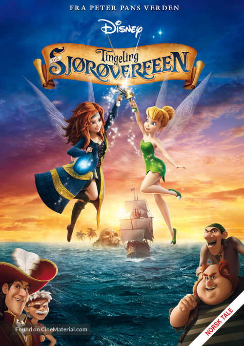 The Pirate Fairy - Norwegian DVD movie cover