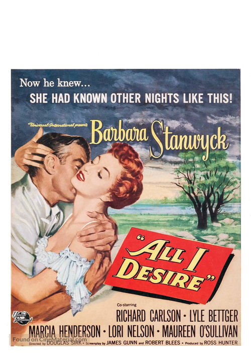 All I Desire - Movie Poster